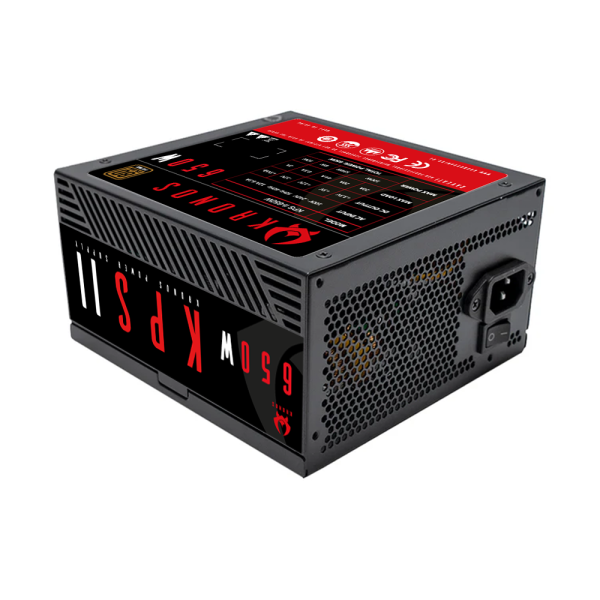 Fuente de poder ATX Kronos 650w, Certificada 80 Plus bronze