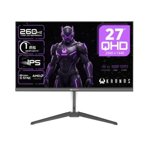 Monitor Kronos Apex AZ-270, 27″ QHD, 260Hz IPS, Free-sync G-sync
