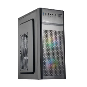 Gabinete Gamer Kronos VOLT 2Fan ARGB, ATX, USB, BLACK